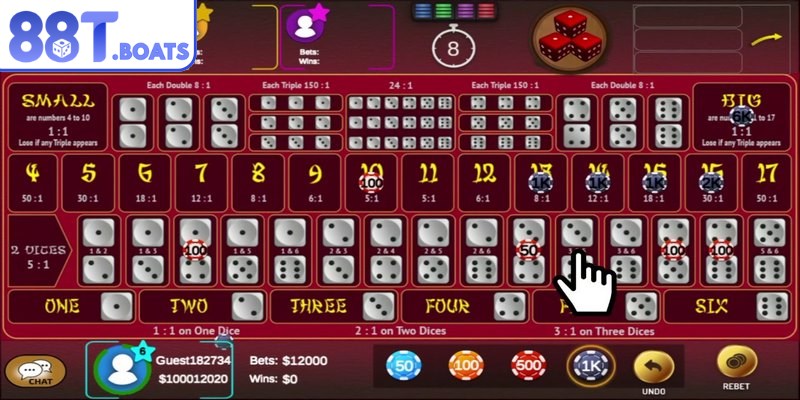 Trang bị bí quyết thắng Sicbo online chủ động kiểm soát ván cược