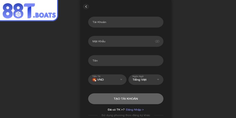 Hướng dẫn chi tiết các bước đăng ký tài khoản chính thức tại 88T