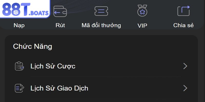Điều kiện cần có để thực hiện nạp tiền 88T